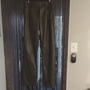 Zara Full Length Faux Leather Pants